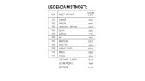 SWING 116 Legenda místností